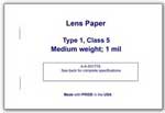 Class 1 Type 5 Lens Paper